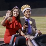 Last year's royalty made an appearance at this year's Homecoming gala.